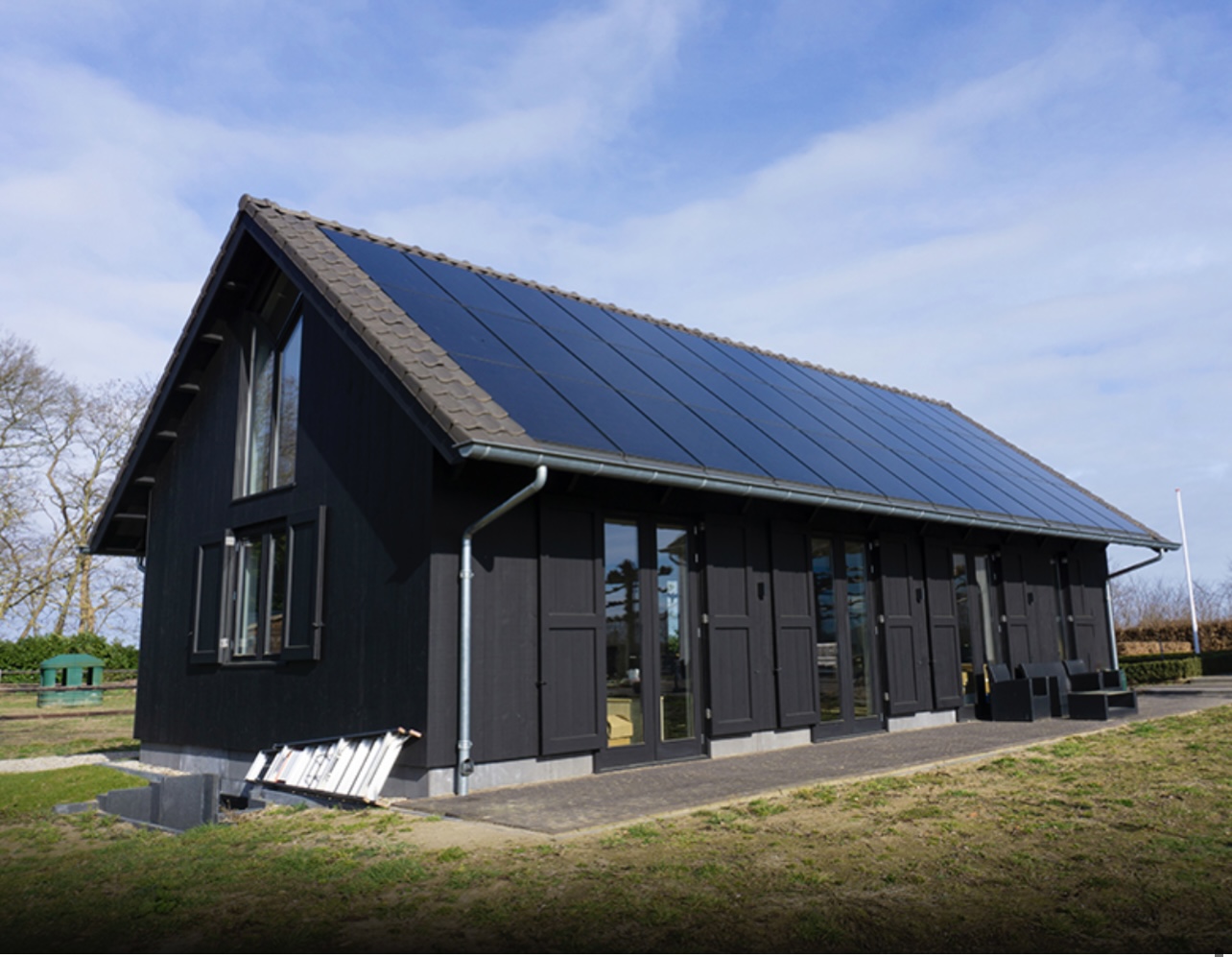 Eingebaute Sonnenkollektoren
